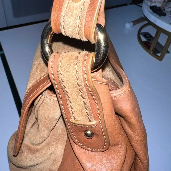 Marc Jacobs leather and suede bag - Picture 7 of 13